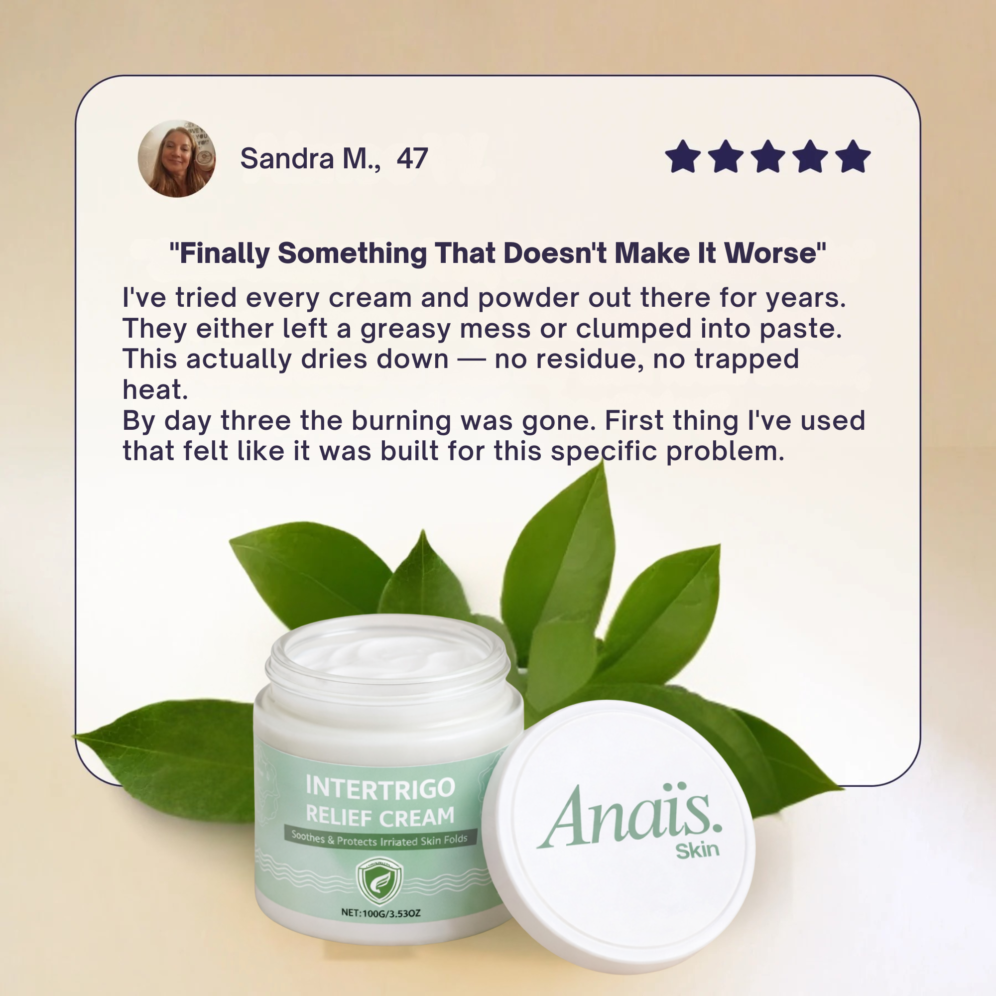 ANAÏS INTERTRIGO RELIEF CREAM (100g)